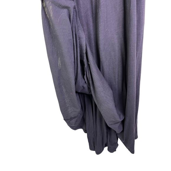 James Perse Dress Womens 2 Gray Long Tank Dress Lined Layer V-Neck Minimalist - Picture 9 of 10